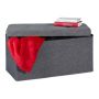 Esikupink Relaxdays, 2 sektsiooni, Hall, 76 × 38,5 × 37 cm