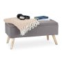 Esikupink Relaxdays, hoiuruumiga, 79,5 × 39,5 × 39,5 cm