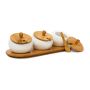Maitseainepurkide komplekt Relaxdays JIAO, 3 tk, 30,5 × 8,5 × 12 cm
