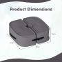 Inflatable umbrella base, 40 kg, portable, gray