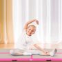 Inflatable gymnastics mat