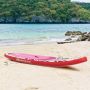 Inflatable paddle board, with accessories, pink, 325 × 76 × 16 cm