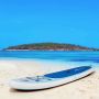 Inflatable paddle board, With adjustable paddle, 305 × 76 × 15 cm