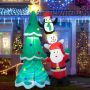 Inflatable Christmas decoration, 160 × 266 × 110 cm
