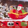 Inflatable Christmas decoration, with LED lighting, 210 × 90 × 130 cm
