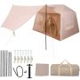 Inflatable tourist tent, 4-6 people, Sand, 253 × 213 × 183 cm