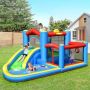 Inflatable water slide, up to 3 children, 410.21 × 191.77 × 309.88 cm