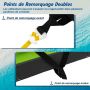 Inflatable towed water platform, for 2 people, 163 × 158 × 67 cm