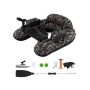 Inflatable fishing boat, 2 air chambers, 111 × 104 × 46 cm