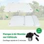 Inflatable car mattress, 7 air chambers, 190 × 130 × 15 cm