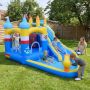 Inflatable water play complex, 50 balls, 431 × 290 × 259 cm