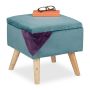 Пуф Relaxdays, с отделением для хранения, 40 × 40 × 40 см