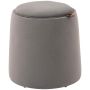 Pouf with storage box Homcom 44x47.5cm., gray
