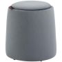 Pouf with storage box Homcom 44x47.5cm., gray