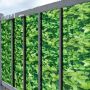 PVC fence panel, 20 clips