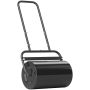 Outsunny manual lawn mower 58x32.5x113cm., black
