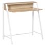 Desk Homcom 84x45x85cm., white/light brown