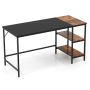 Desk, With 2 Shelves, 139.7 × 73.66 × 61 cm