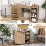 Desk, Folding, Brown, 146 × 78 × 50 cm