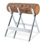 Стойка для распиловки брёвен Relaxdays 10029462.0, с 10 зубьями, 75,5 × 81 × 81 см