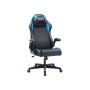 Gaming chair black-blue