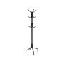 Metal clothes rack, black