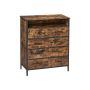 Chest of drawers RDD021B01, brown/black