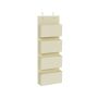 Hanging fabric shelf 12x33.5x100cm., beige