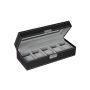 Rectangular watch box, for 5 watches