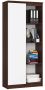 Shelf NORE CLP R80, dark brown/white
