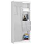Shelf NORE CLP R80, white/light gray