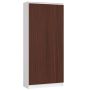 Shelf NORE CLP R80, white/dark brown