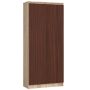 Shelf NORE CLP R80, oak/dark brown
