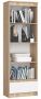 Shelf NORE R60 CLP, oak/white