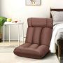 Adjustable floor chair 61 x 67 x 74 cm, black