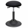 Height-adjustable office chair, black