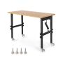 Height-adjustable workbench, 11 height levels, 121.92 × 59.69 × 76.2–101.6 cm