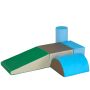 Set of 5 soft building blocks Homcom, assorted colors