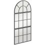 Set of 3 mirrors Homcom, black