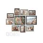 Set of 10 photo frames, assorted colors