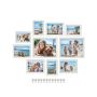 Set of 10 photo frames, white
