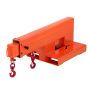 Teleskoopne kahveltõstuki nool VEVOR 5500LBS, 2 konksu, 1090 × 530 × 475 mm