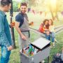 Cooling trolley, 76 l, Silver, 91 × 87 × 48 cm