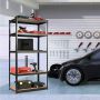Storage rack, 5 shelves, Black, 91 × 180 × 45 cm