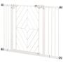 Safety gate for dogs PawHut 100x76cm., white