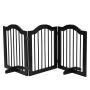 Safety gate for dogs PawHut 154.5x61cm., black