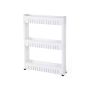 Cabinet on casters KTR03W, white