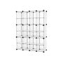 Shoe shelf 91 x 31 x 123 cm., white