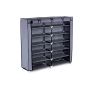 Fabric shoe rack 115 cm., gray