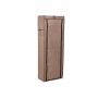 Shoe rack with cover 58 cm brown